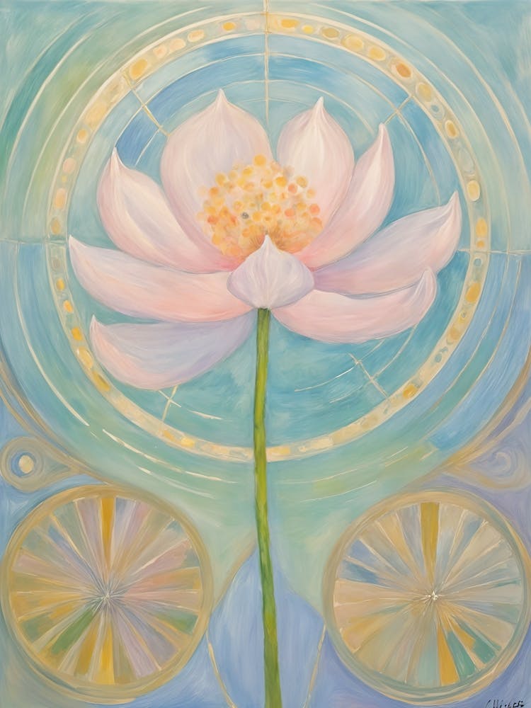 Lotus In Bloom