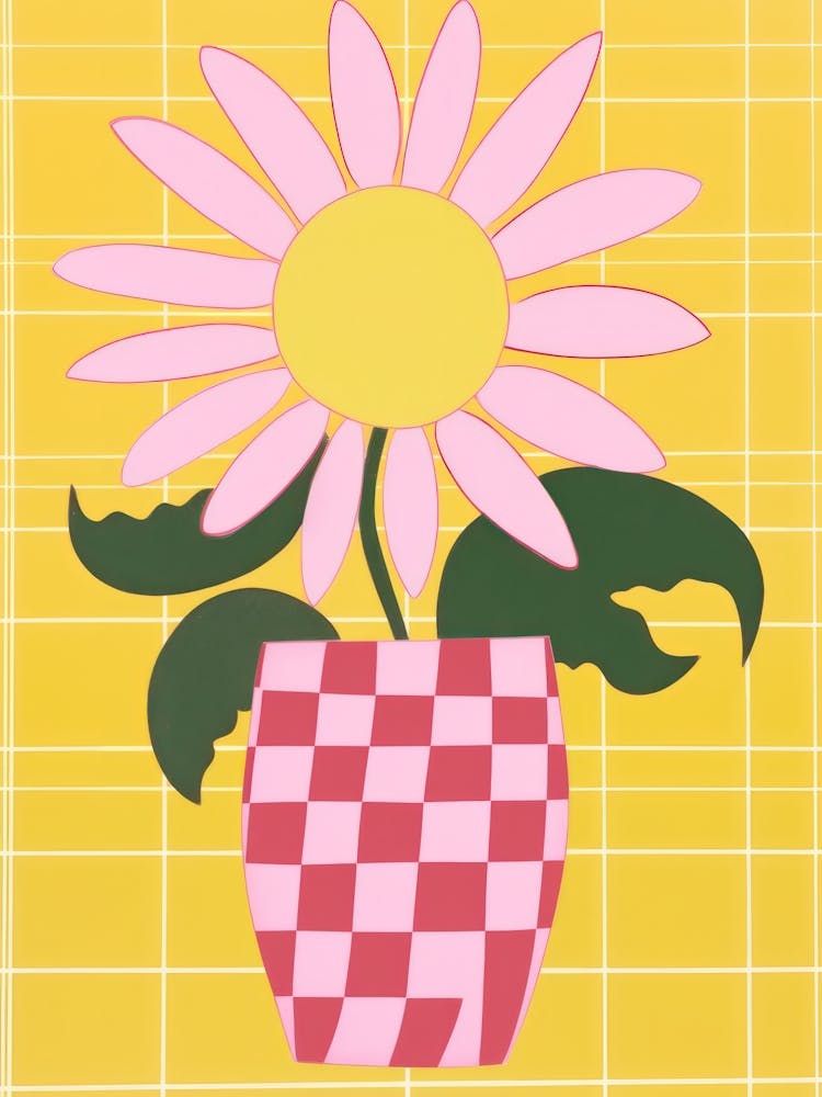 Sunflowers Flower Vase 3