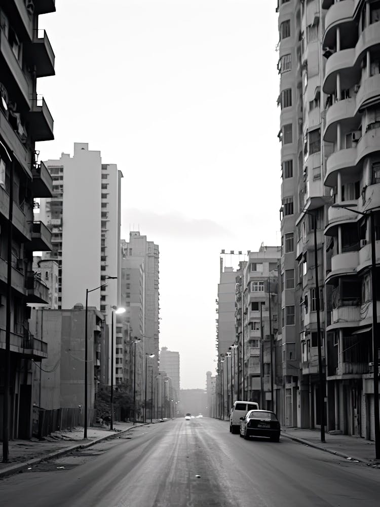 Beirut, Lebanon, Black And White Photography 3