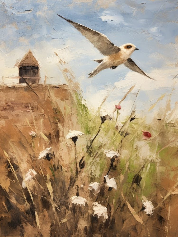 Bird Painting Chimney Swift 1