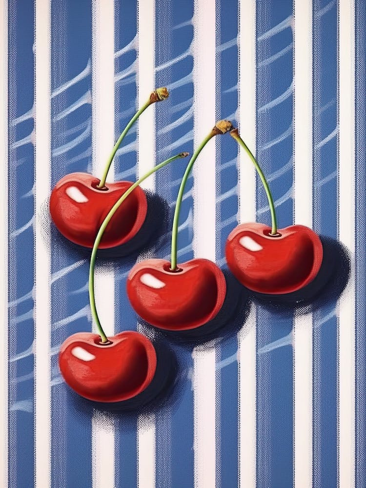 Summer Cherries Illustration 3