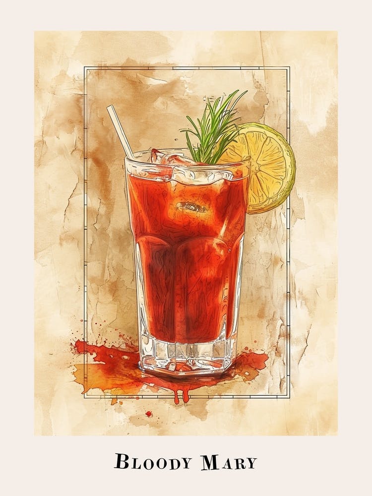 Bloody Mary Tile Poster 1