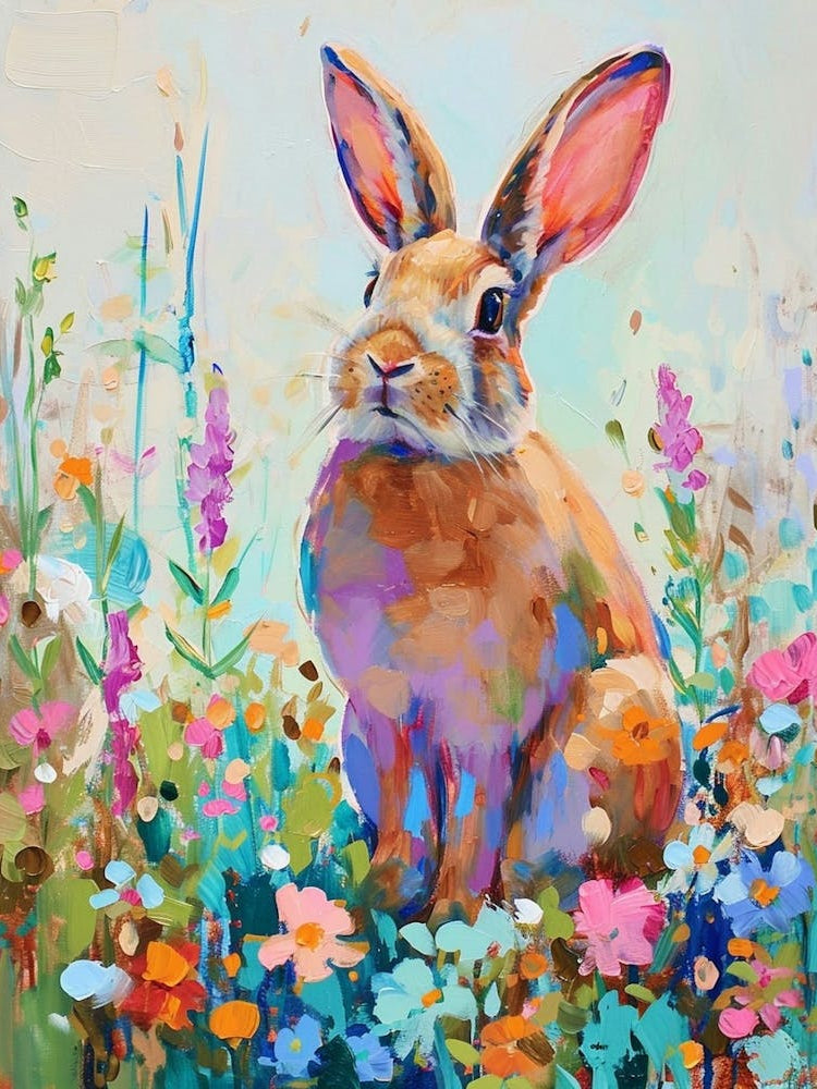 Rex Rabbit Painting 3