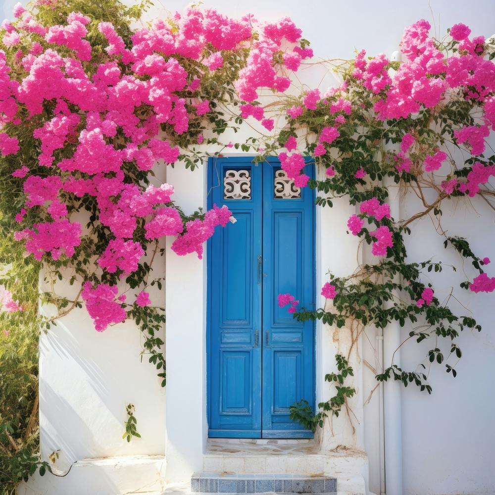 Greece Blue Door