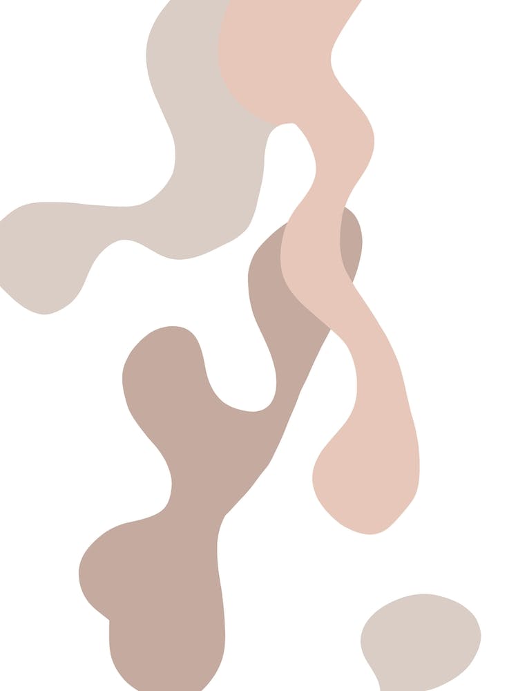 Beige Nature 2 Art print