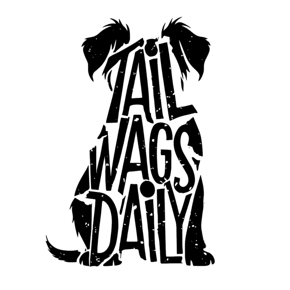 Tail Wags Daily Dog Silhouette Quote