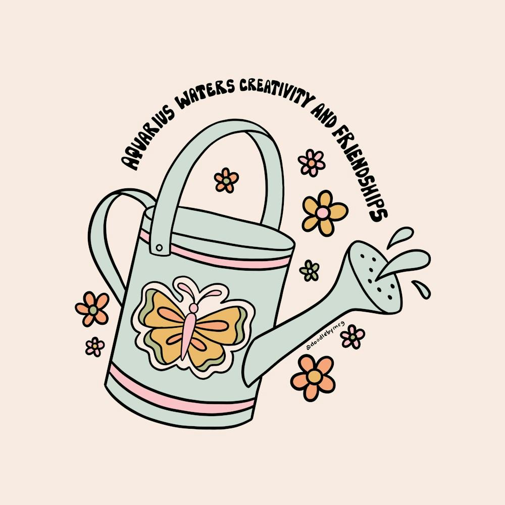 Aquarius Watering Can