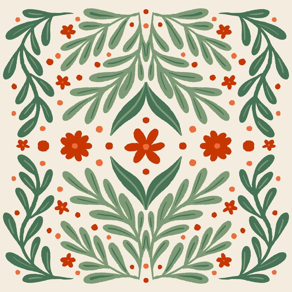 Branches And Flowers