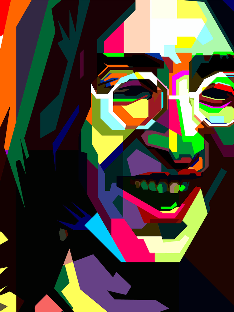 John Lennon The Beatles Pop Art WPAP