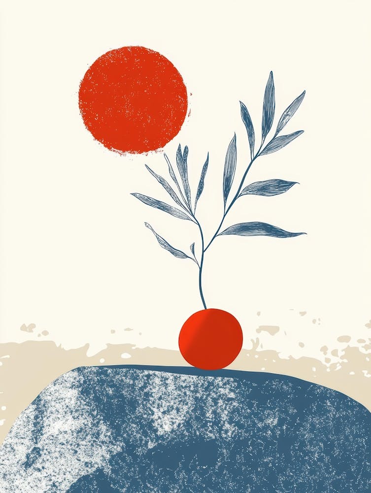 Tree On A Rock 1