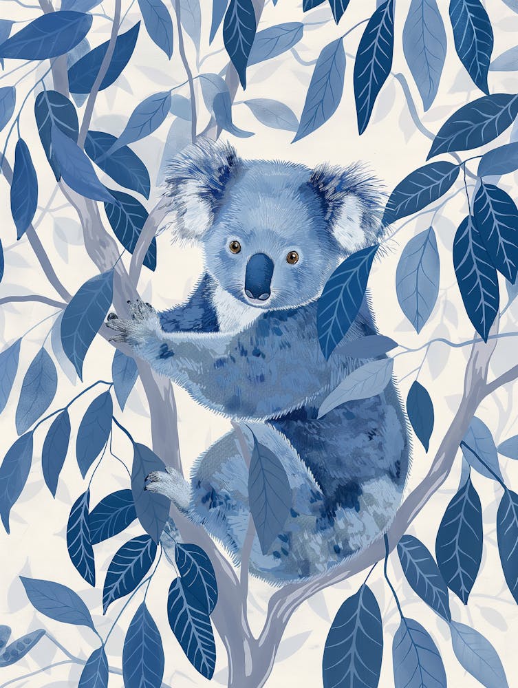 Monochromer Koala