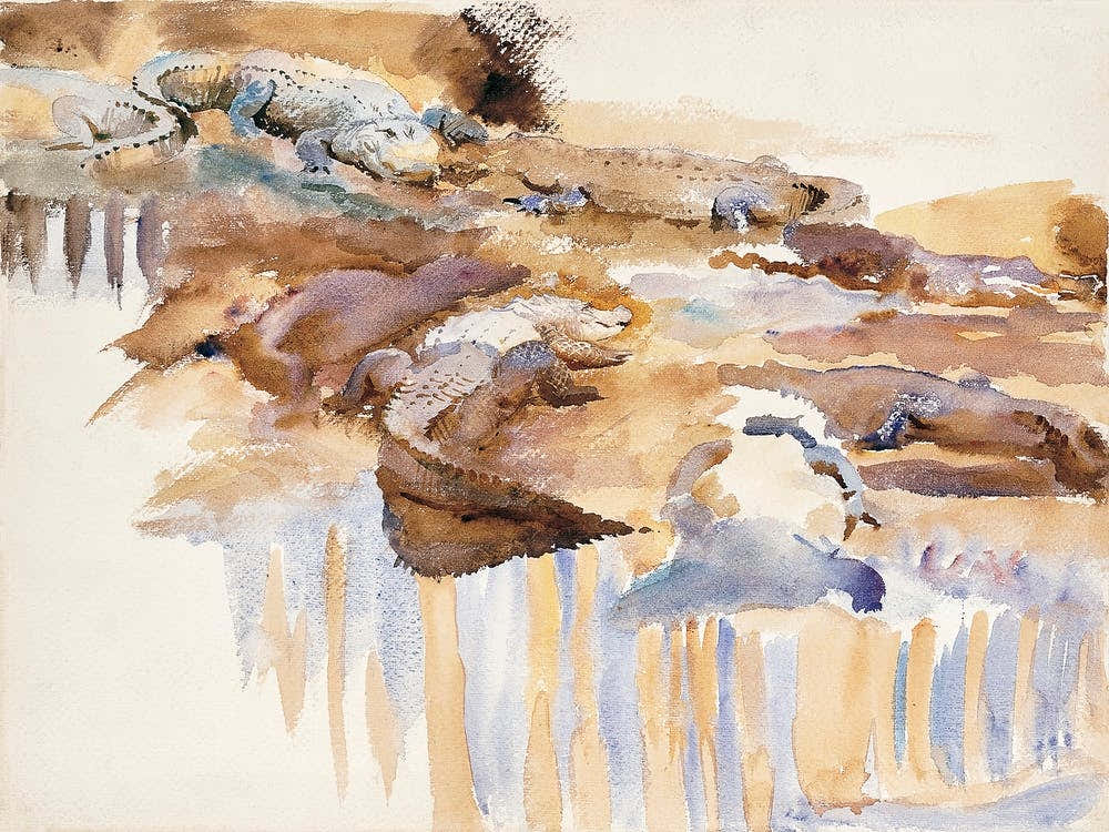 Alligators (1917), John Singer Sargent