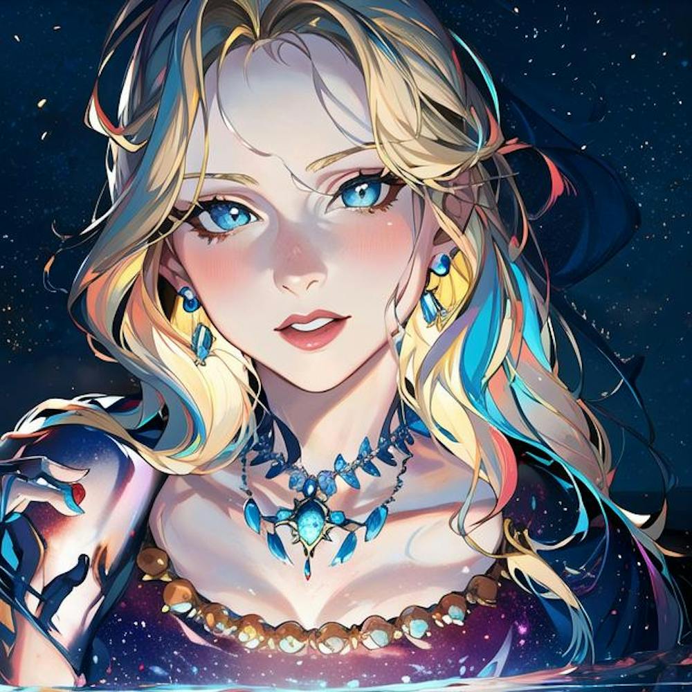 Hot blonde witch
