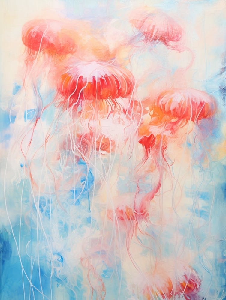 Jellyfish Abstract Expressionism 2