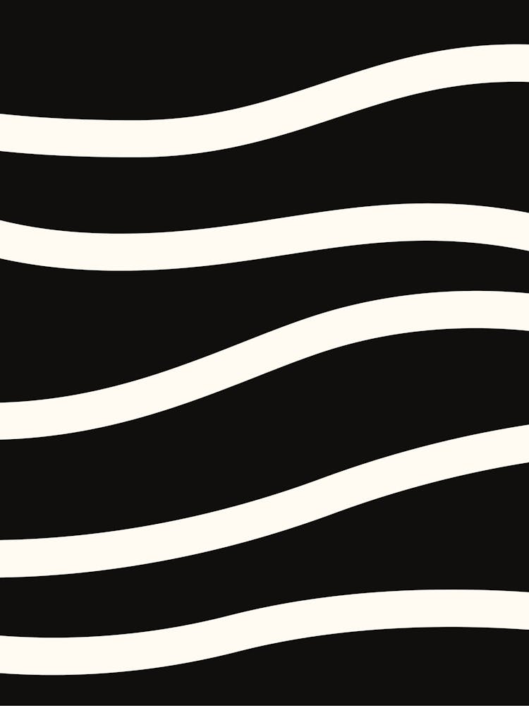 Black And White Wavy Lines