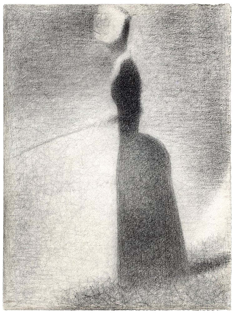 A Woman Fishing (1884), Georges Seurat