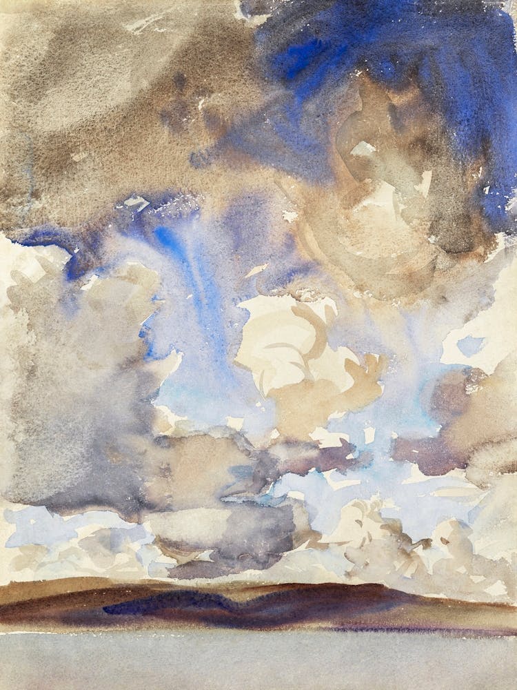 Clouds (1897), John Singer Sargent