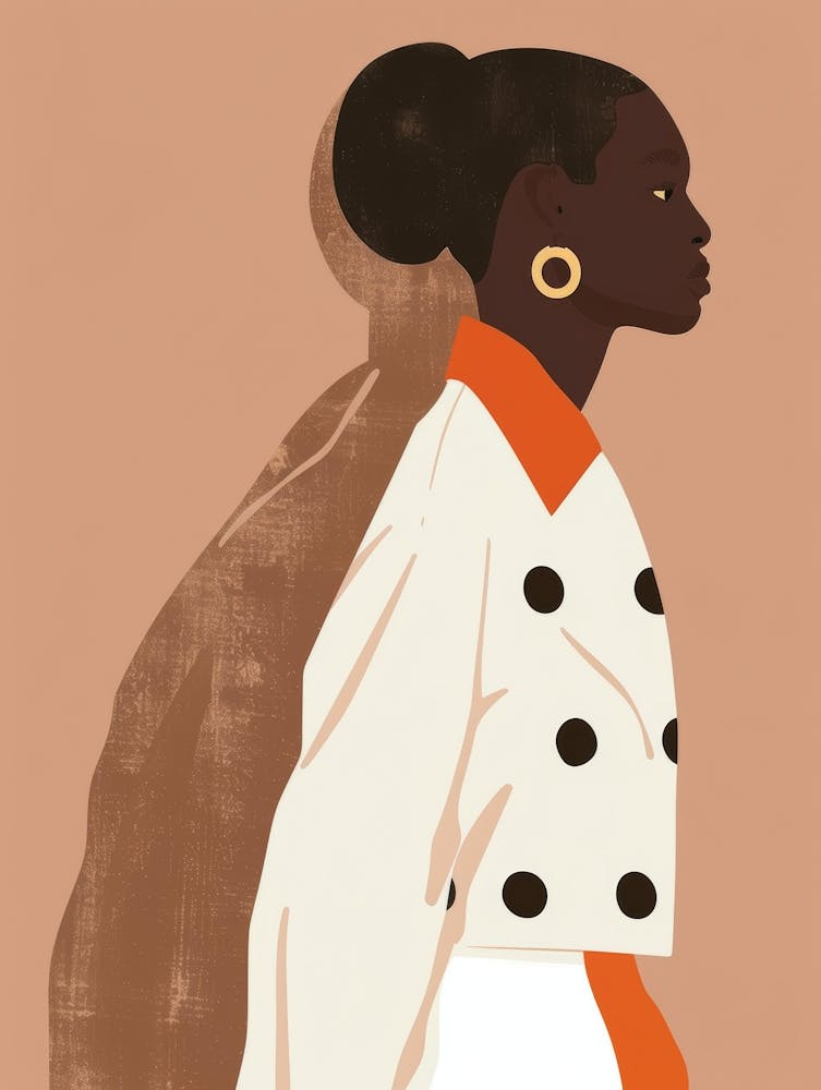Illustration Of An African Woman