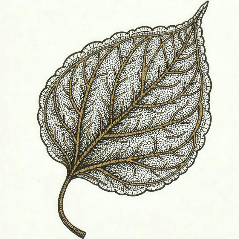 Feuille Brodée