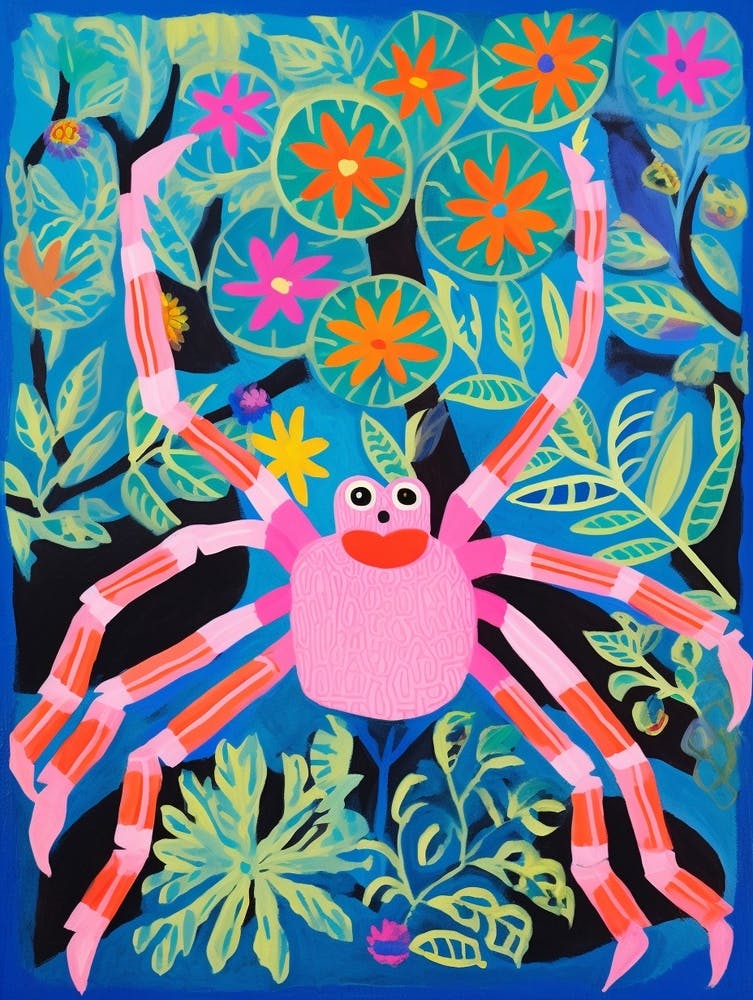 Maximalist Animal Painting Spider 2