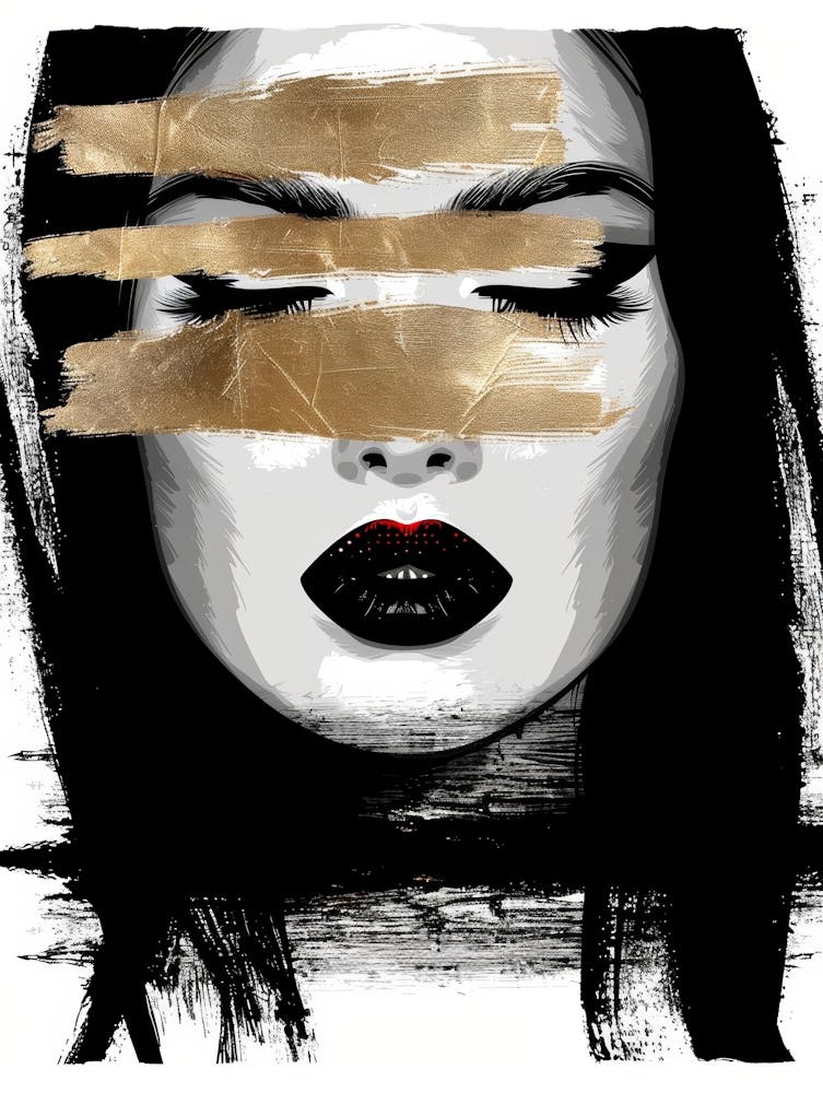 Gold And Black 38