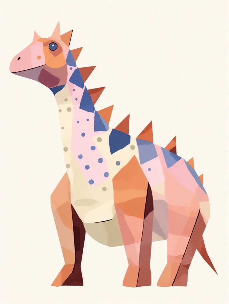 Kinderzimmer Dinosaurier Kunst Avaceratops 1