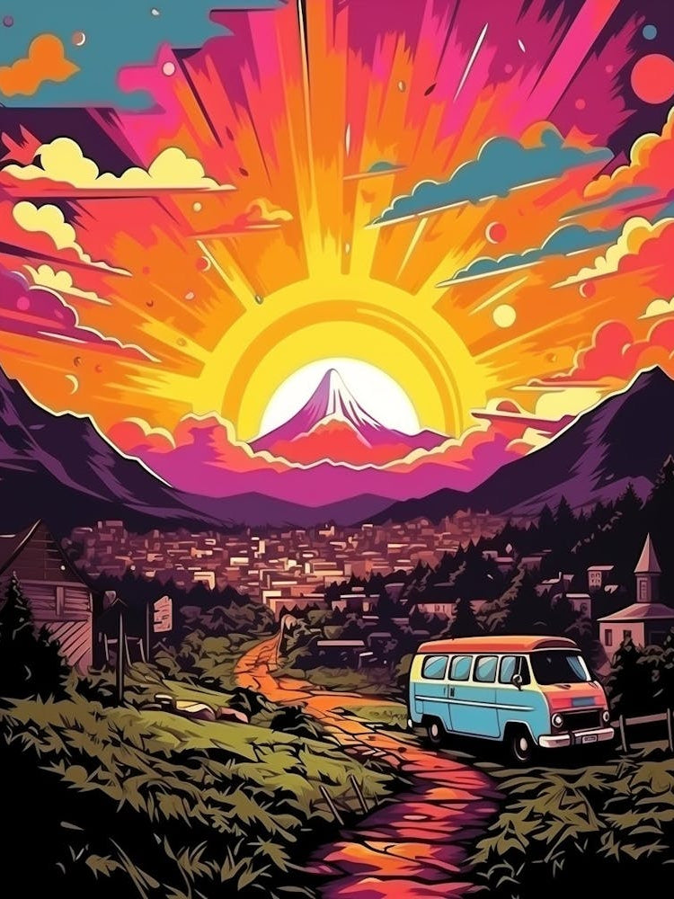 Tacoma Museum District Pointillism 17