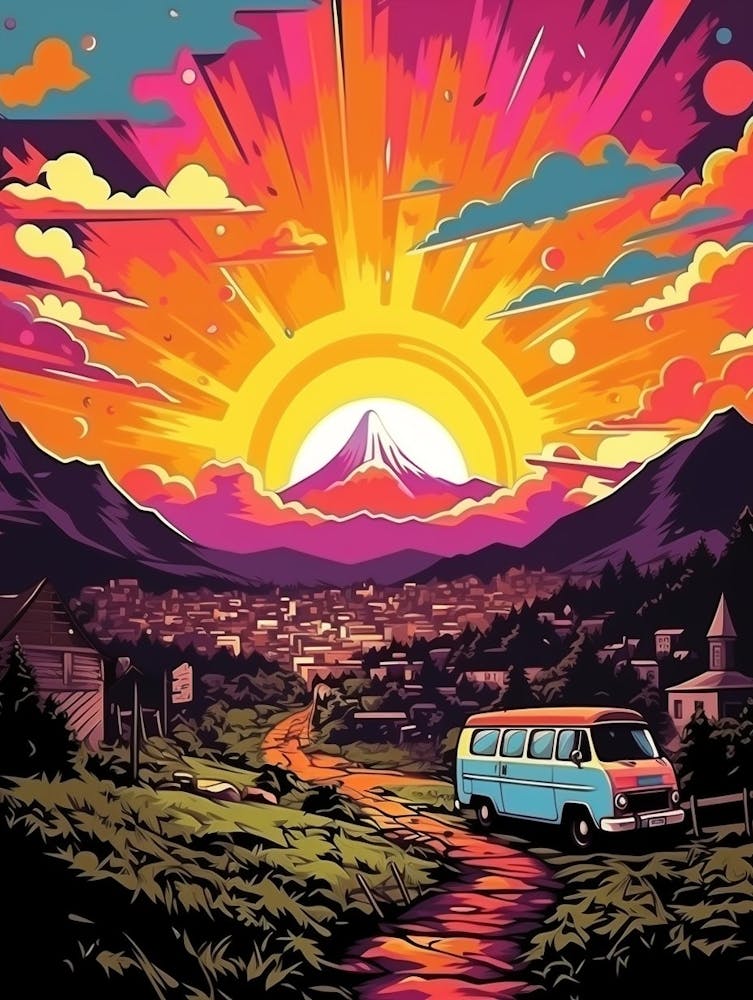 Tacoma Museum District Pointillism 17