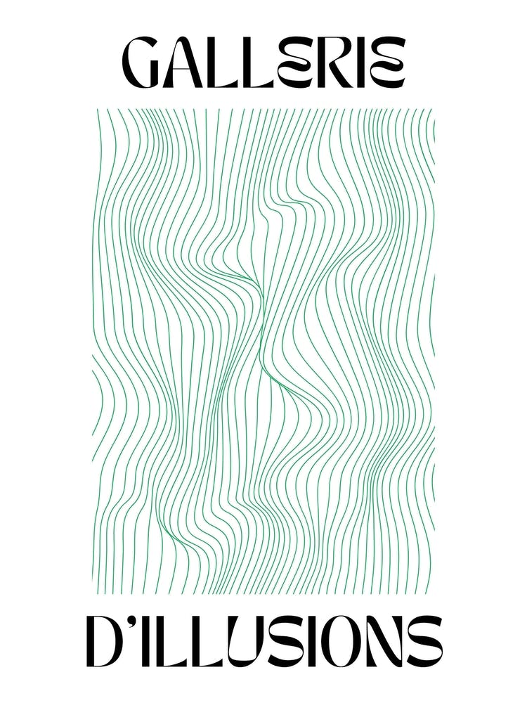 Lignes Abstraites Affiche d'Art 5