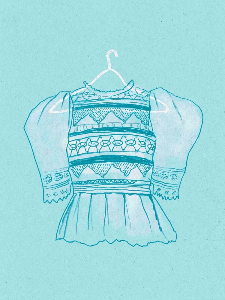 Aqua Blouse