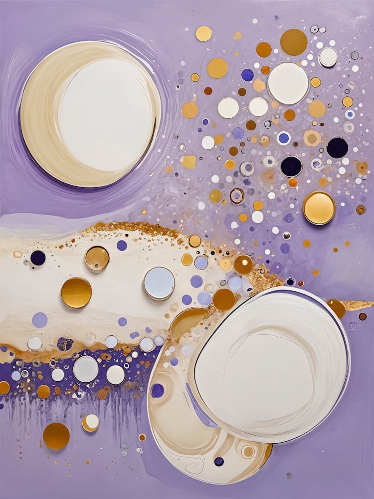 Abstrait Pourpre n°3
