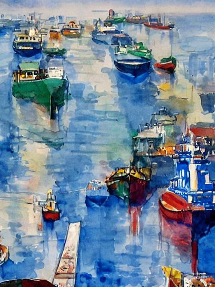 Port Of Chennai India Abstract Block harbour