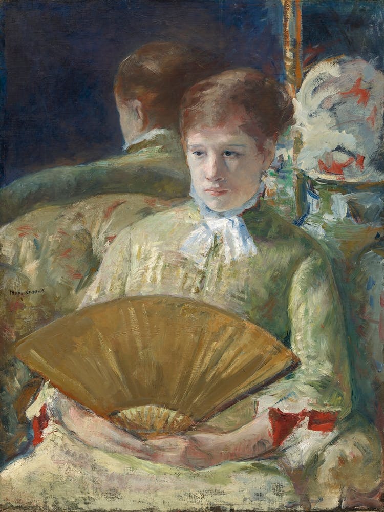 Woman With A Fan (1878–1879), Mary Cassatt