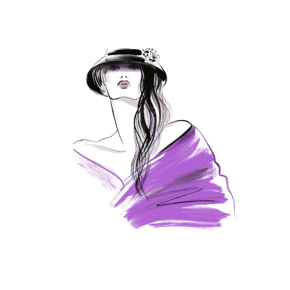 Girl In Hat Ii