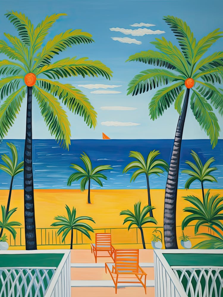 Miami Beach, Florida, Matisse And Rousseau Style 5