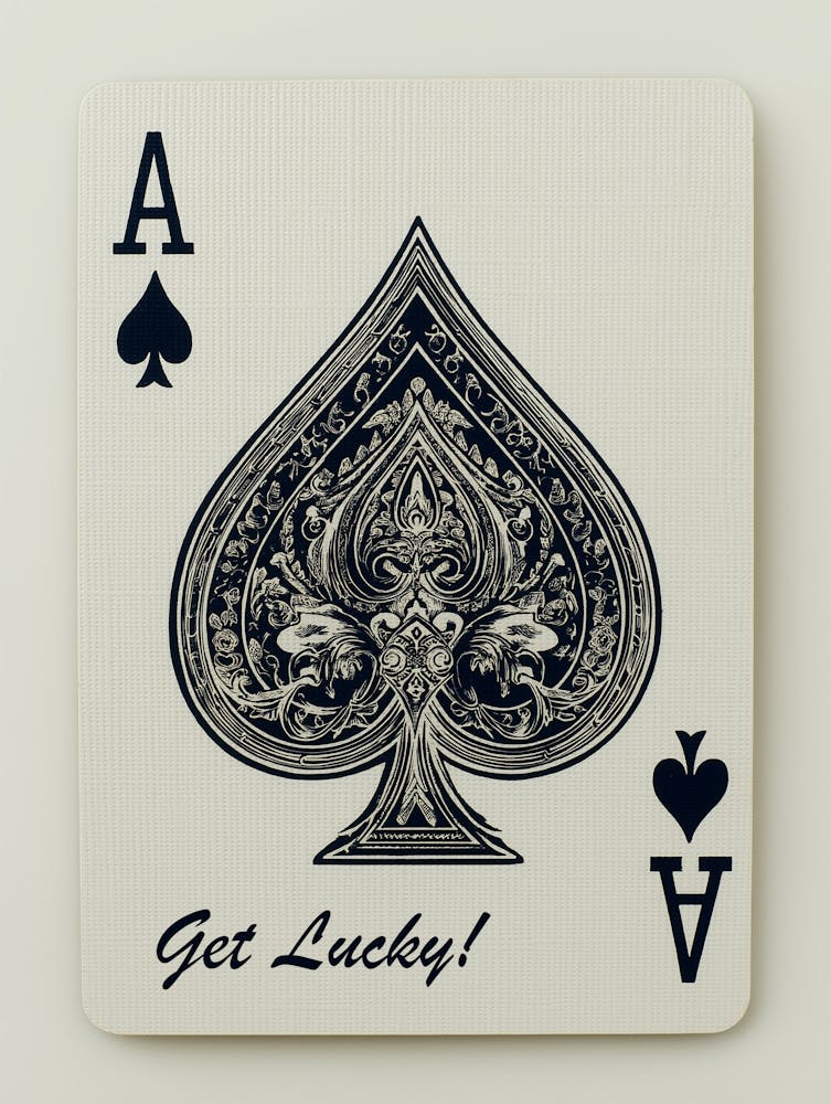 Retro Wall Art, Casino Wall Art, Ace Of Clubs, Game Room Wall Art