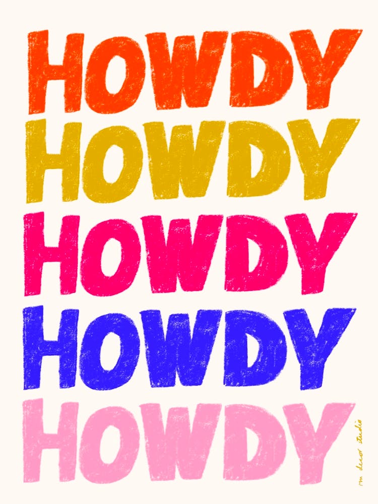 Howdy Print