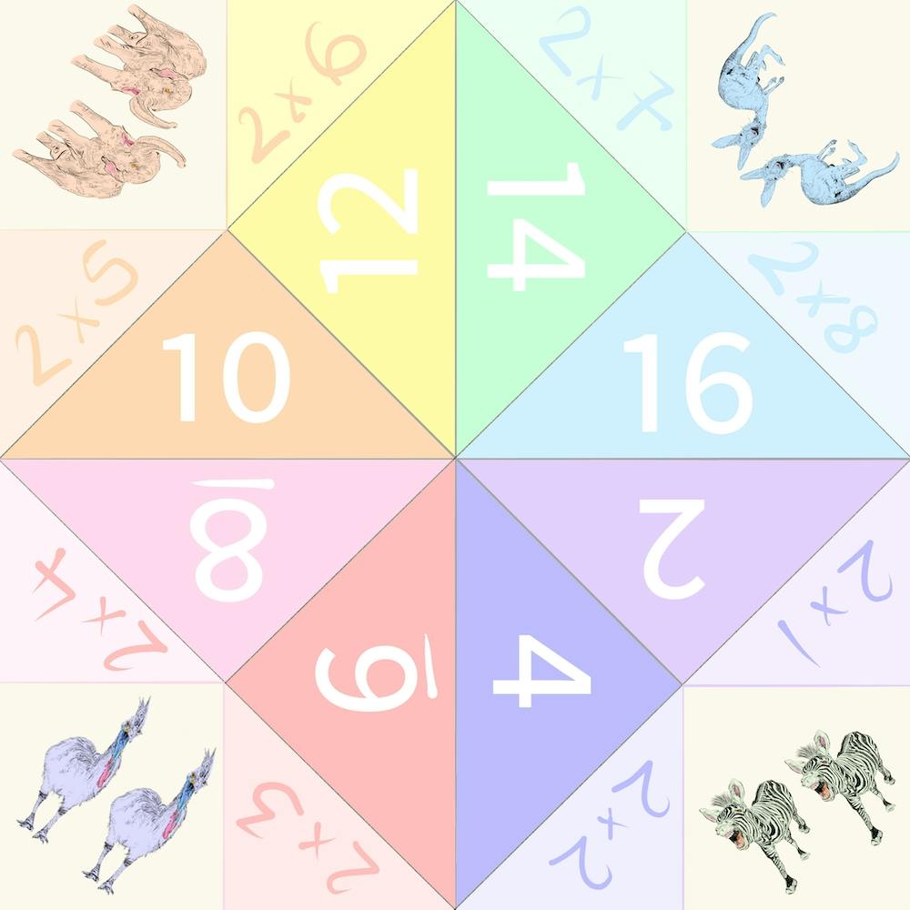 Colourful Children’s Maths Print