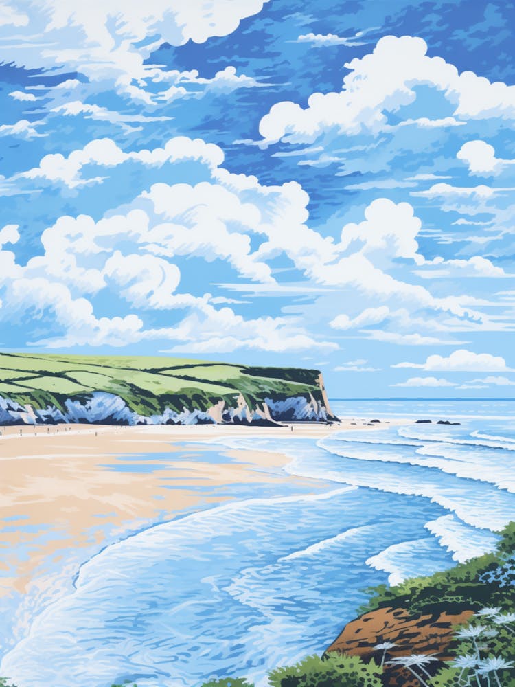 Barafundle Bay Beach Pembrokeshire Wales 1