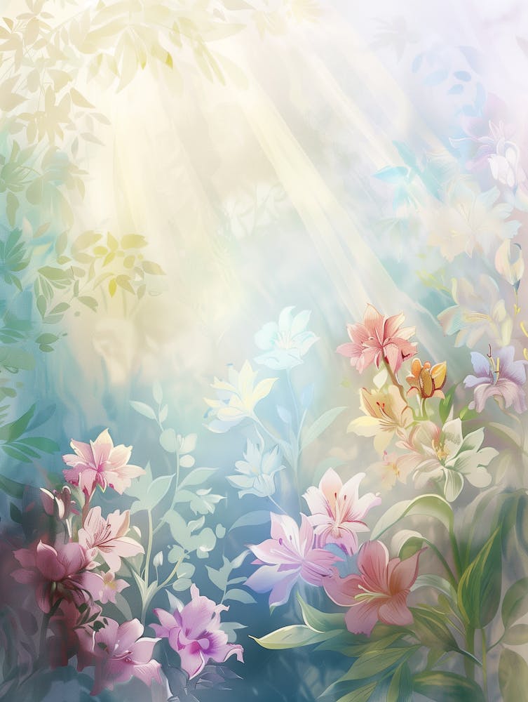 Floral Background Stock Photo