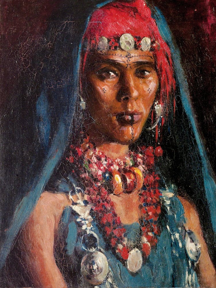 Young Woman With Necklaces, Carlos Abascal