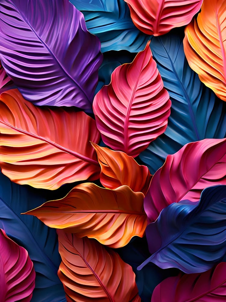 Colorful Leaves Wallpaper
