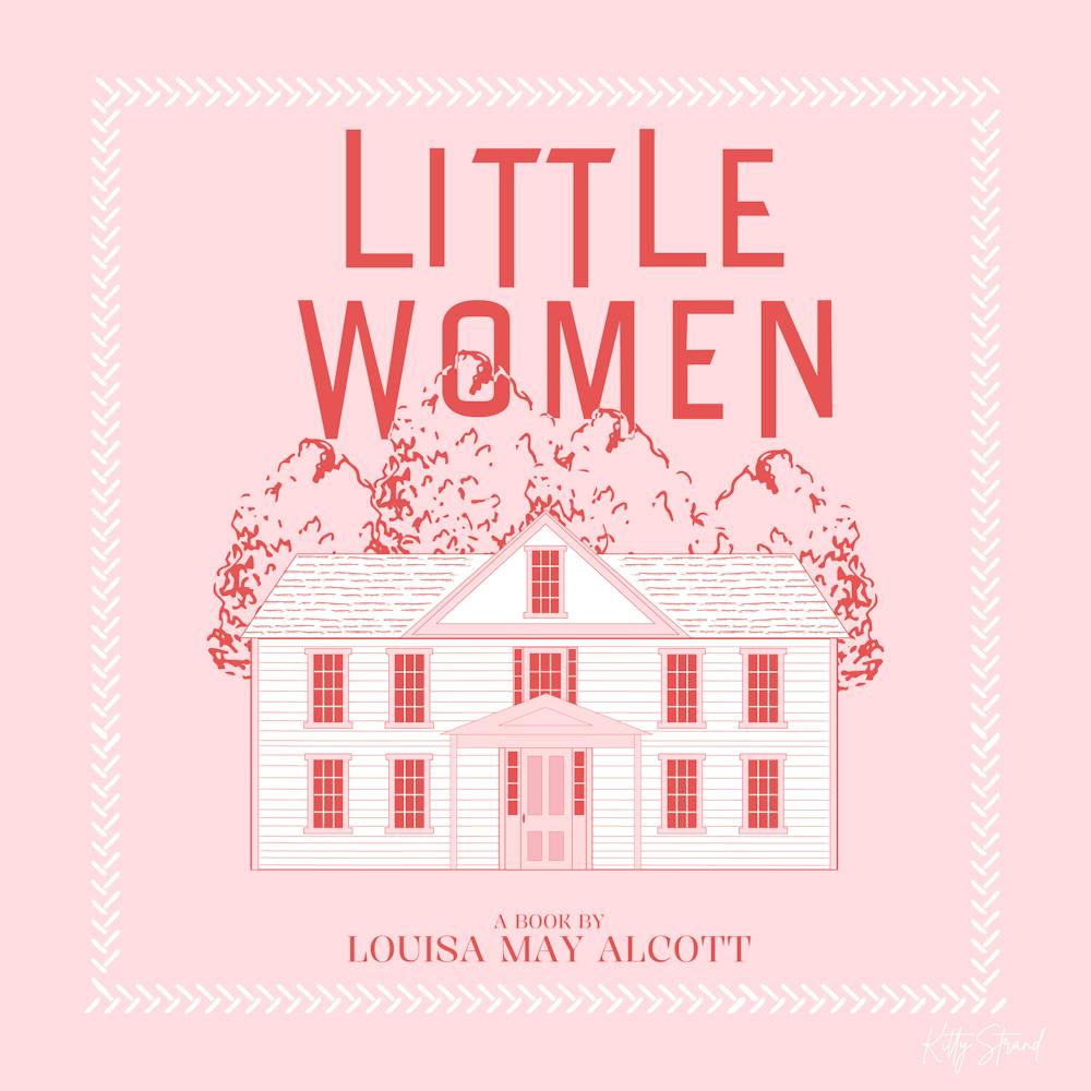 Little Women | Pink Book Lover Art 1