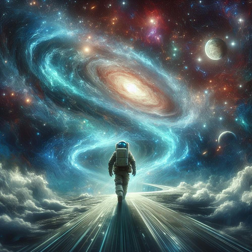 Astronaute dans l'espace
