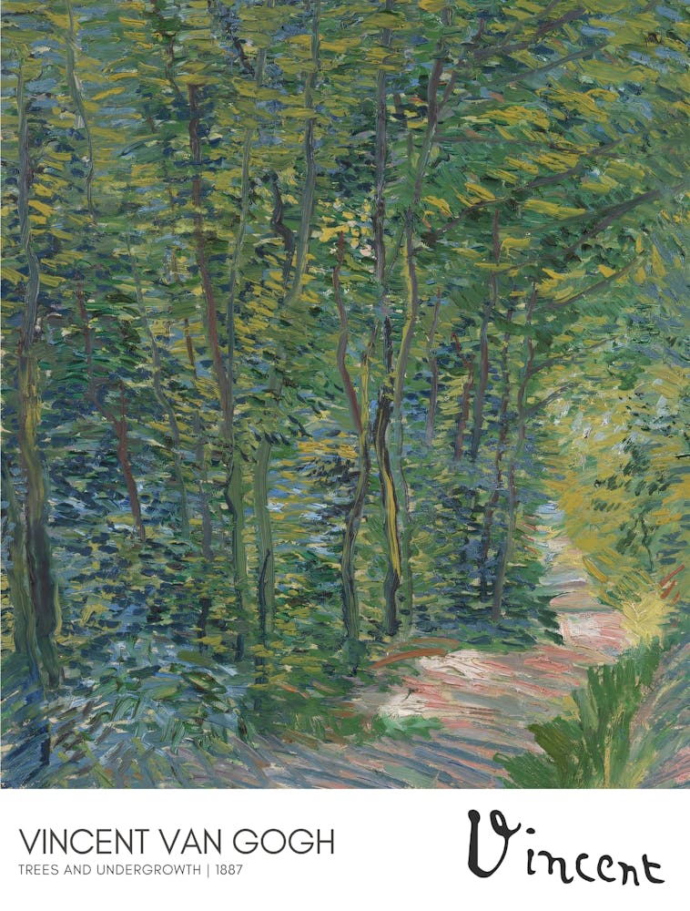 Vincent Van Gogh TREES AND UNDERGROWTH