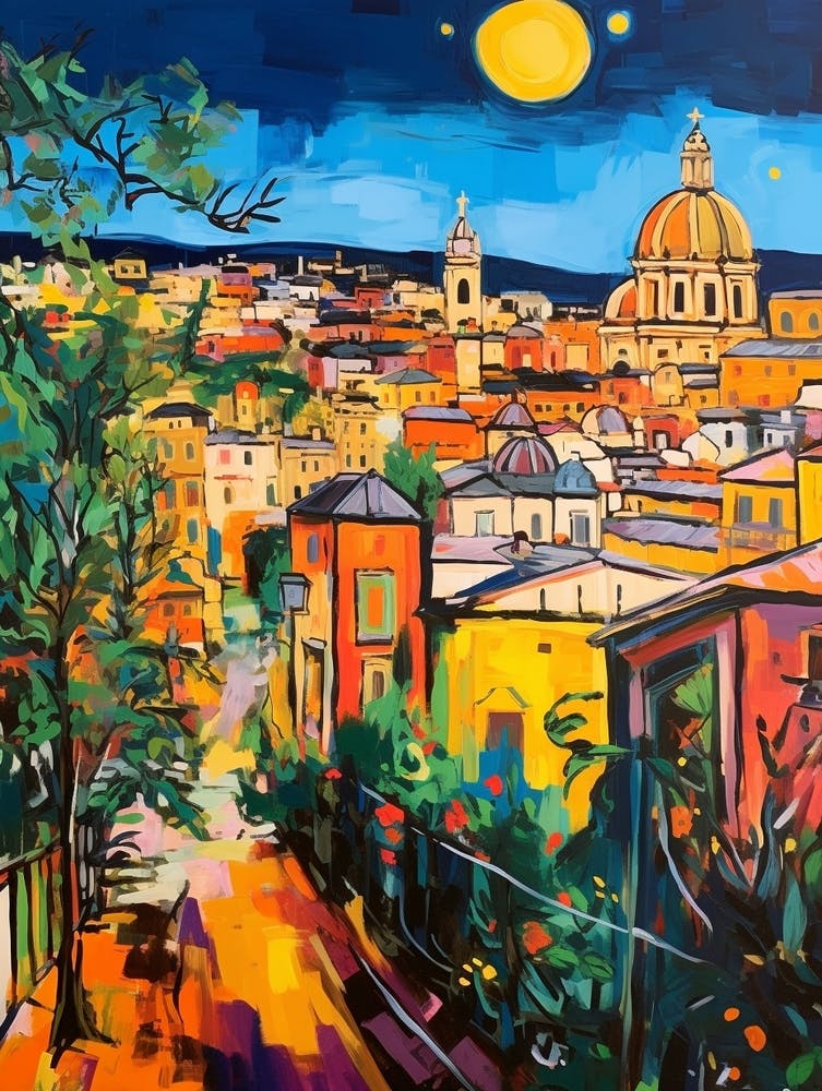 Rome Italy 4 Fauvist Painting