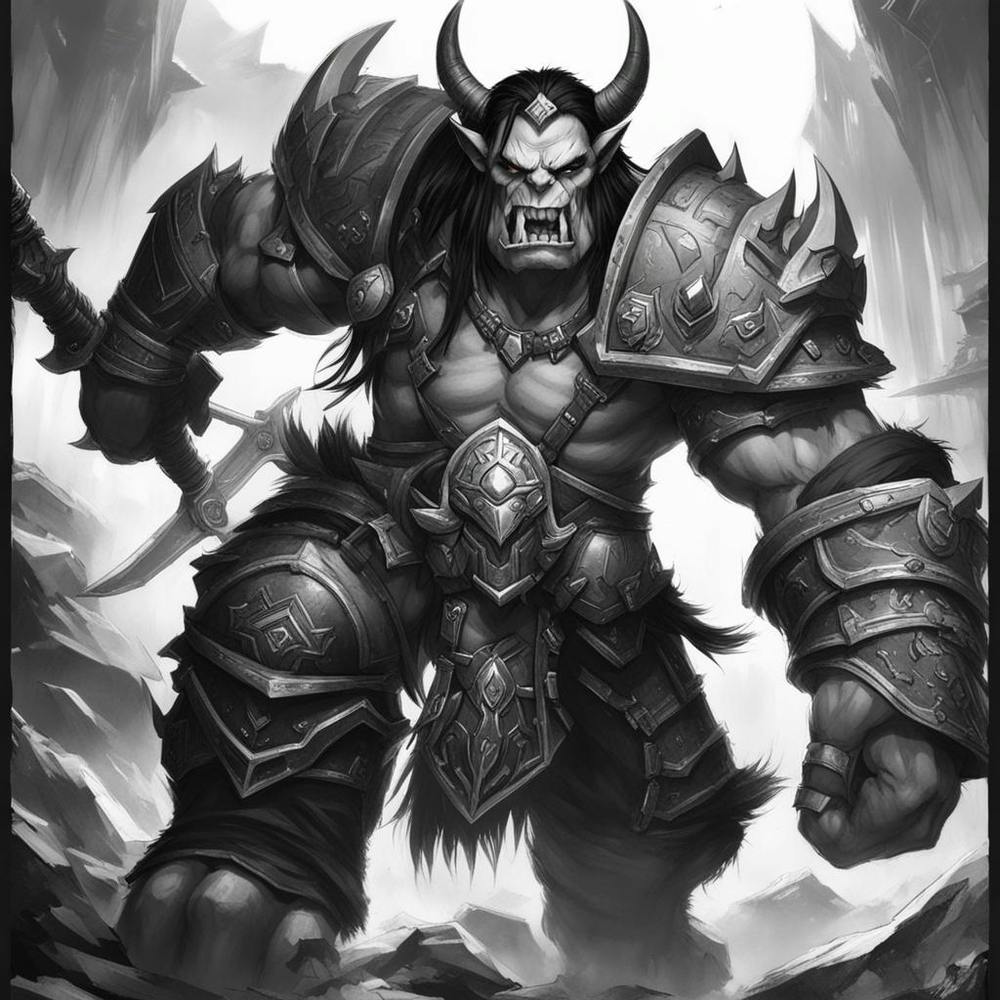 Many Warcraft Orc Fighting 0