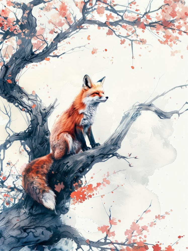 Fox In The Tree 1