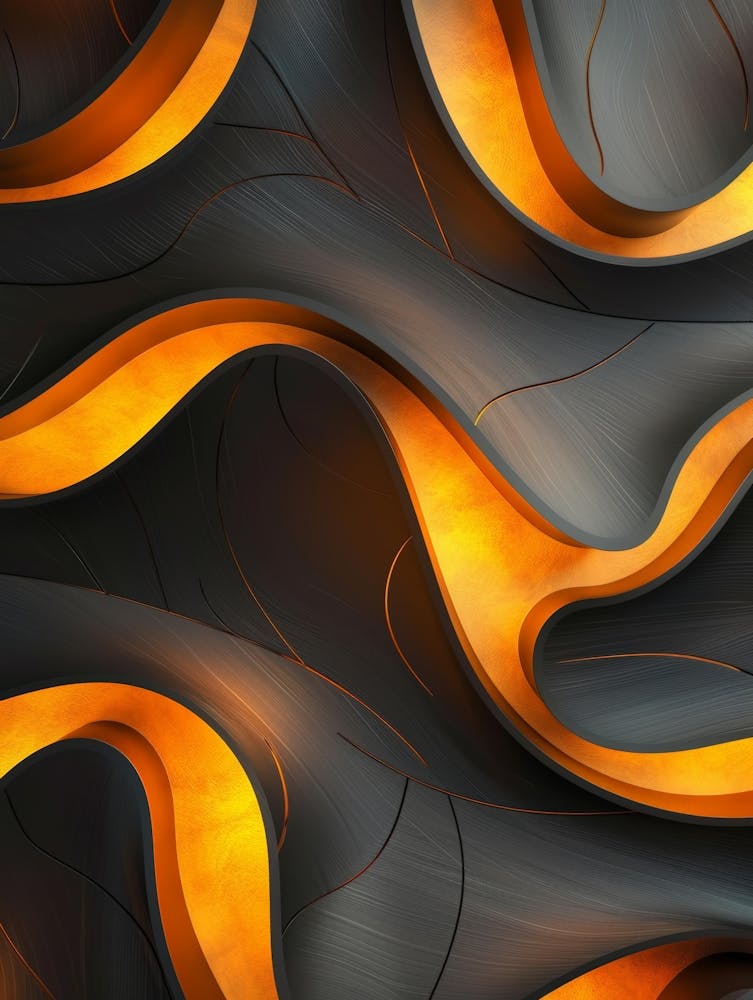 Abstract Flames Wallpaper