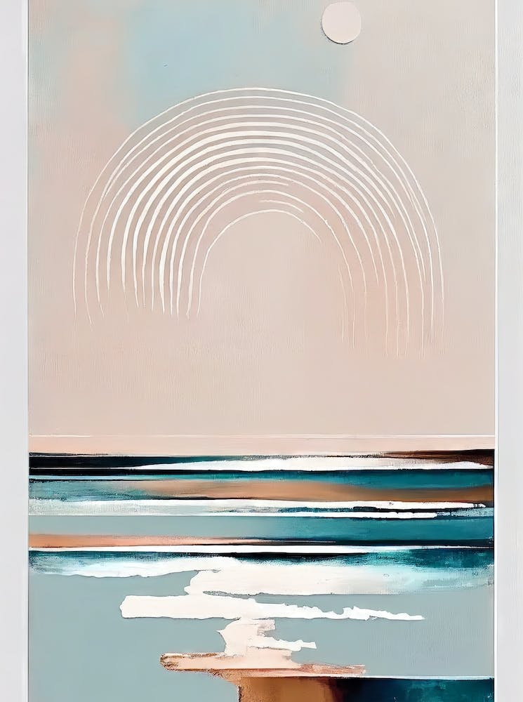 - Abstract Minimal Boho Beach 3
